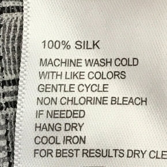 Tommy Bahama 100% Silk Shirt Men XXL Gray Plaid Button Up Short Sleeve Collared - Picture 10 of 11